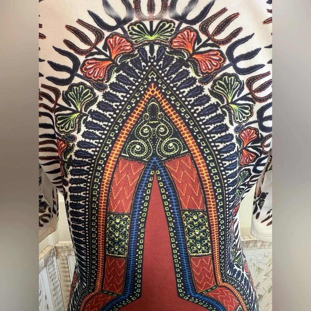 Dashiki African Print Dress. Size Small - Picture 3 of 8